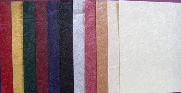 各種各樣的珠光紙